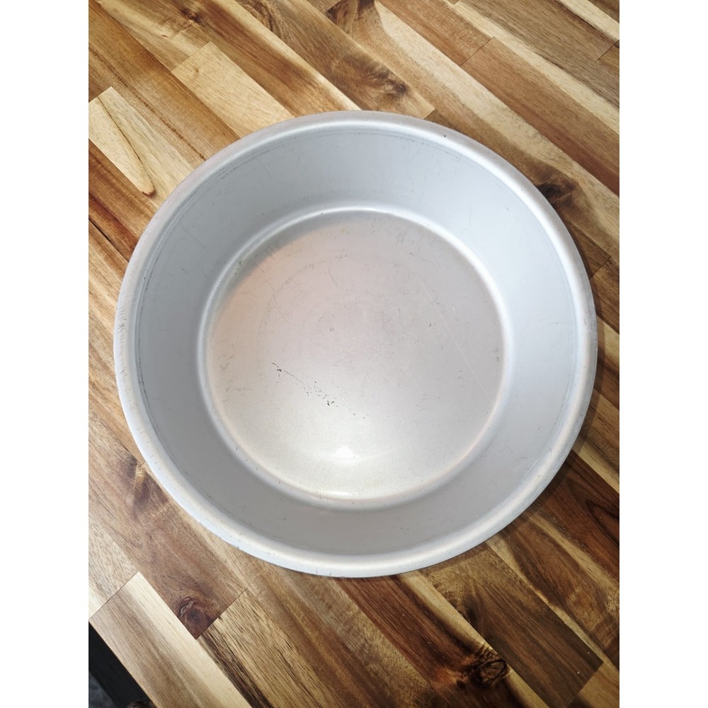 Vintage Wear-Ever Aluminum 9" Pan #802 Deep Dish Pie Cake Casserole Baking USA‎